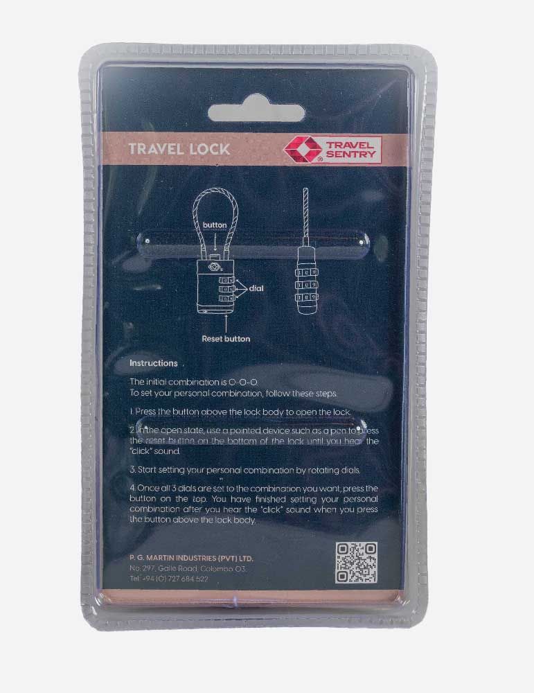 TSA Number Padlock - GT203